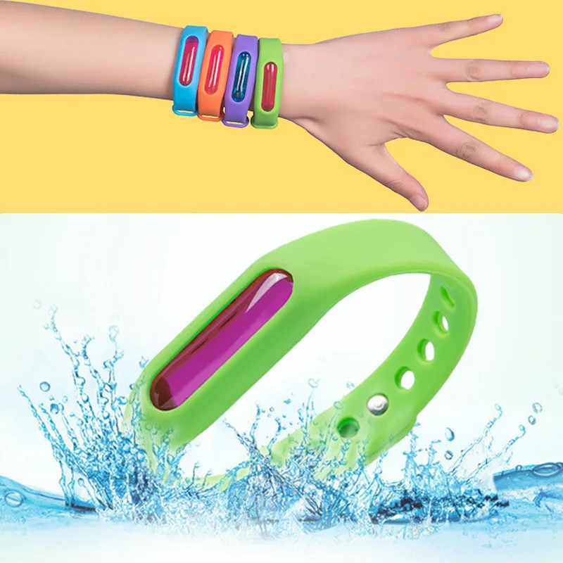 

Children Repellent Bracelet for Colorful Environmental Protection Silicone Wristband Summer Mosquito Anti-mosquito Band safe
