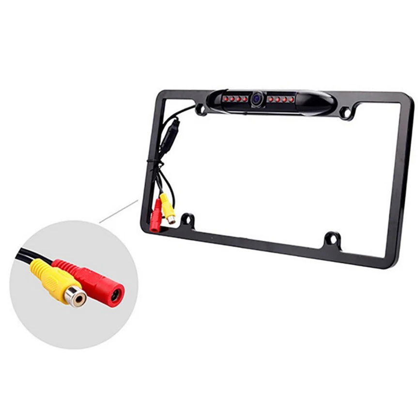 American US Car License Plate Frame Camera for Car Rear View, parking
