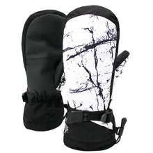 SMN мужские и женские лыжные перчатки Нескользящие водонепроницаемые ветрозащитные перчатки для катания на лыжах, сноуборда супер теплые зимние перчатки унисекс Мужские и женские новые