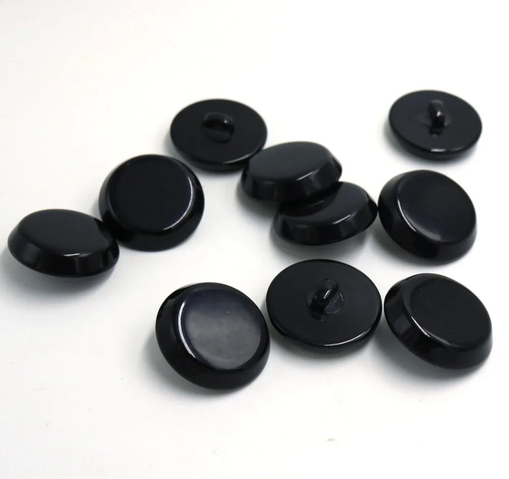 Buy 28mm black mushroom head button all match high