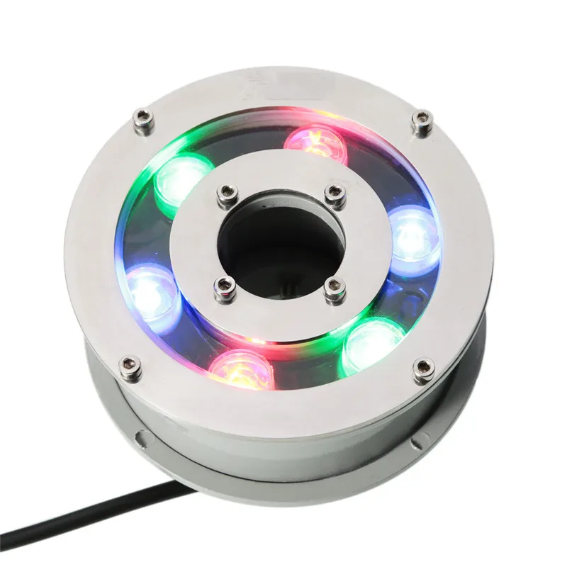 

6W 12W 18W Waterproof RGB color LED Underwater Light night Lamp Pond Lake Fountain Landscape Spotlight for Outdoor Swimming pool