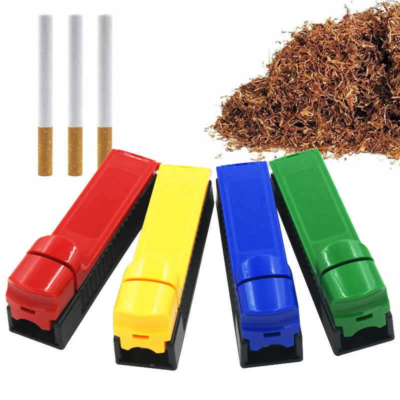 

Manual Cigarette Tube Rolling Machine Smoke Tools Tobacco Manual Cigarette Roller Maker Tube Rolling Portable Color Random