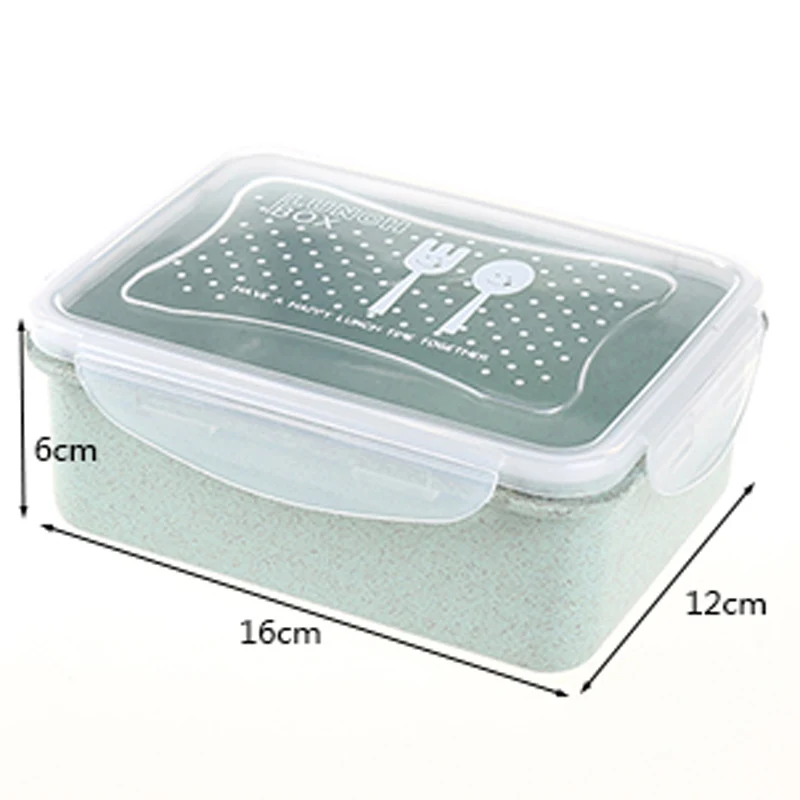 New Plastic Lunch Boxs Sushi Fruit Food Storage Container Portable Picnic Travel Bento Box Bowl For Kids China Tableware Safe