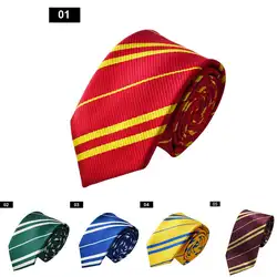 Галстук с принтом для женщин и мужчин, унисекс, модный простой галстук для отдыха, универсальные стреловидные полиэстер Шелкография, пять