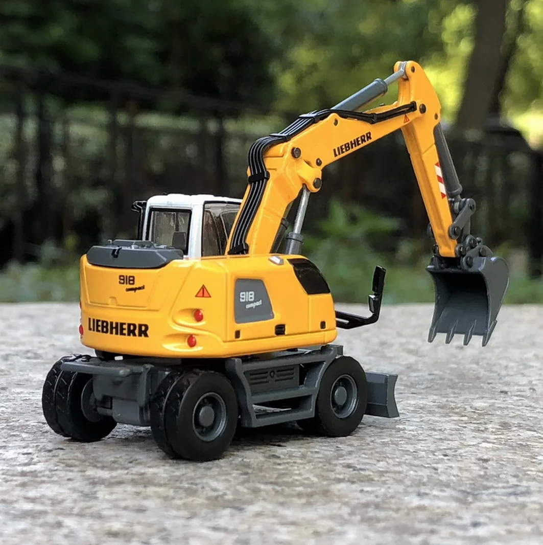 Schuco 1/87 Хо LIEBHERR A 918 мобильный литой экскаватор модель автомобиля|Наземный