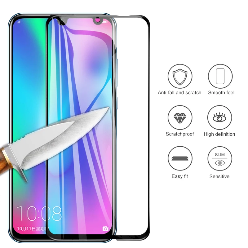 

9D Ultra-thin Tempered Glass For Huawei P20 Mate 20 P30 P10 Lite P Smart Plus 2019 For Honor 8X 10 9 Lite 20i Full Cover Glass