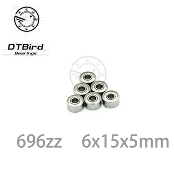

ABEC-5 30PCS 696ZZ ball bearing 6*15*5 6x15x5 mm metal shield 696Z deep groove ball bearing