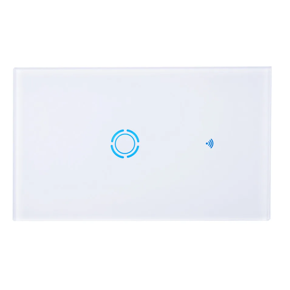 New Ewelink App US Type 1 gang wall light wifi switch, touch control panel, wifi remote control via smart phone, work with Alexa-3