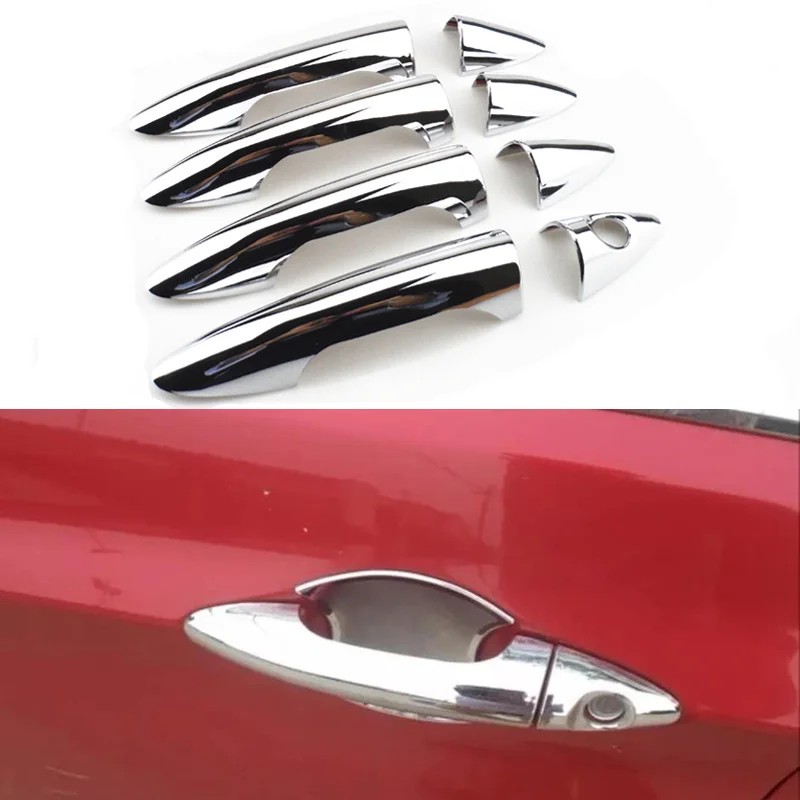Pound Chrome Door Handle Cover for Hyundai Solaris Verna i25 Accent Grand Avaive 2011 2012 2013 2014 2015 Car Style | Автомобили и