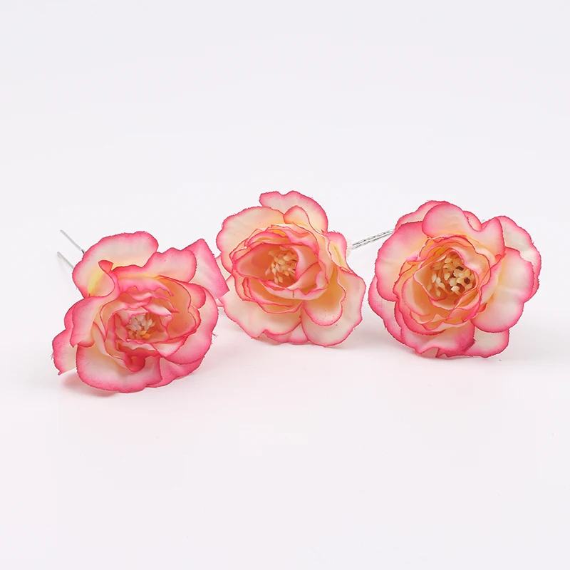 

Women Wedding Hair Accessories Flower Hairpins For Girls Sweet Floral Hair Clips Women Party Headwear wedding Photography