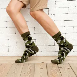 5 пар мужские длинные носки хип-хоп носки Chaussette мужские камуфляжные цветные печатные носки новинка дышащие Компрессионные носки для мужчин