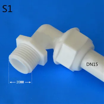 

5pcs 1/2 Aluminum Plastic Pipe Solar Pipe Fittings Tee Straight Bend