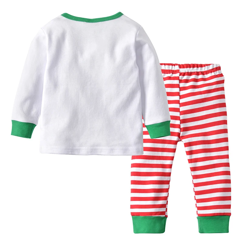 Christmas Clothes Children's Clothing Girl Boy Christmas elk pajamas set Pajamas Set Baby Cotton Kids Home Suit