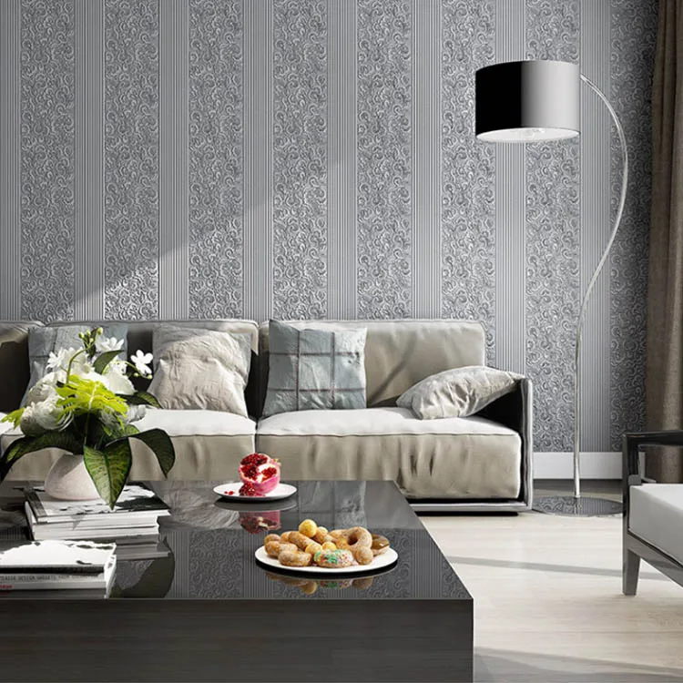Self-adhesive 3D stereo wall stickers imitation leather stripes soft package wallpaper bedroom living room TV background thick w
