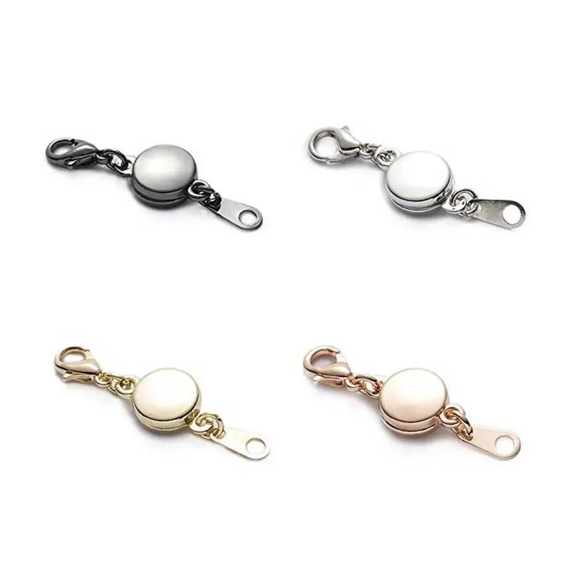 

factory outlet Latest version magnetic jewelry clasps Gold tone and Silver Tone, Rose gold, Black bracelet necklace clasps