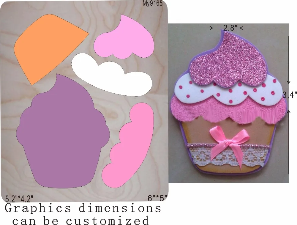 

Ice cream die cut accessories wooden die Regola Acciaio Die Misura ,MY