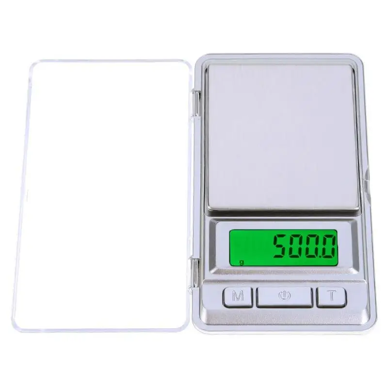 

100gx0.01g/200gx0.01g/500gx0.1g Mini Portable Electronic Jewelry Pocket Scale Weight Digital Medicinal Herb Weighing Scale Tool