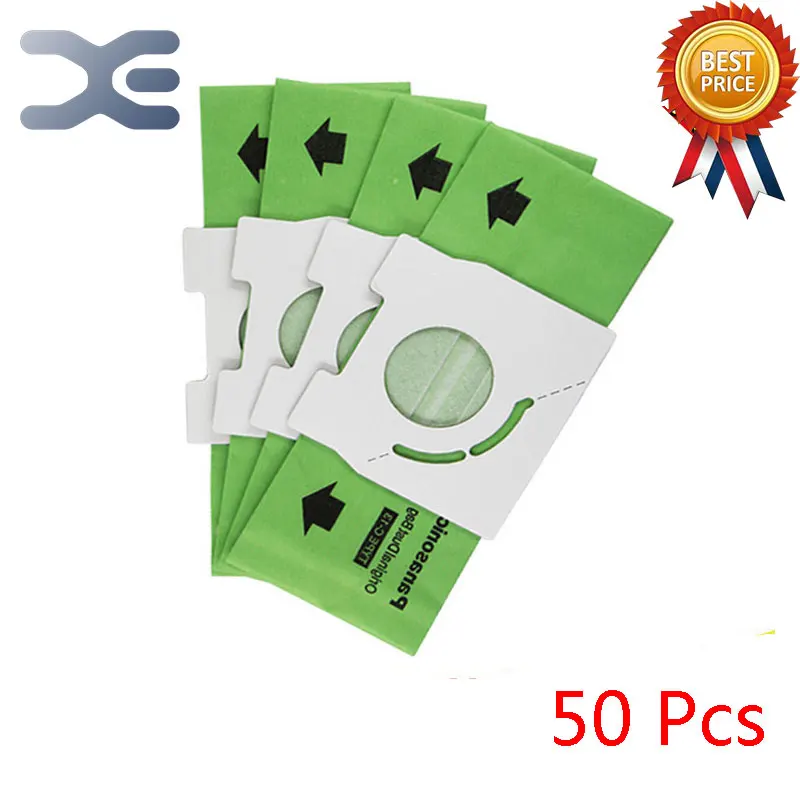 

50Pcs High Quality Adaptation Panasonic Vacuum Cleaner Accessories Garbage Cleaner Paper Bag C-13 / MC-CA291 / CA293CA391