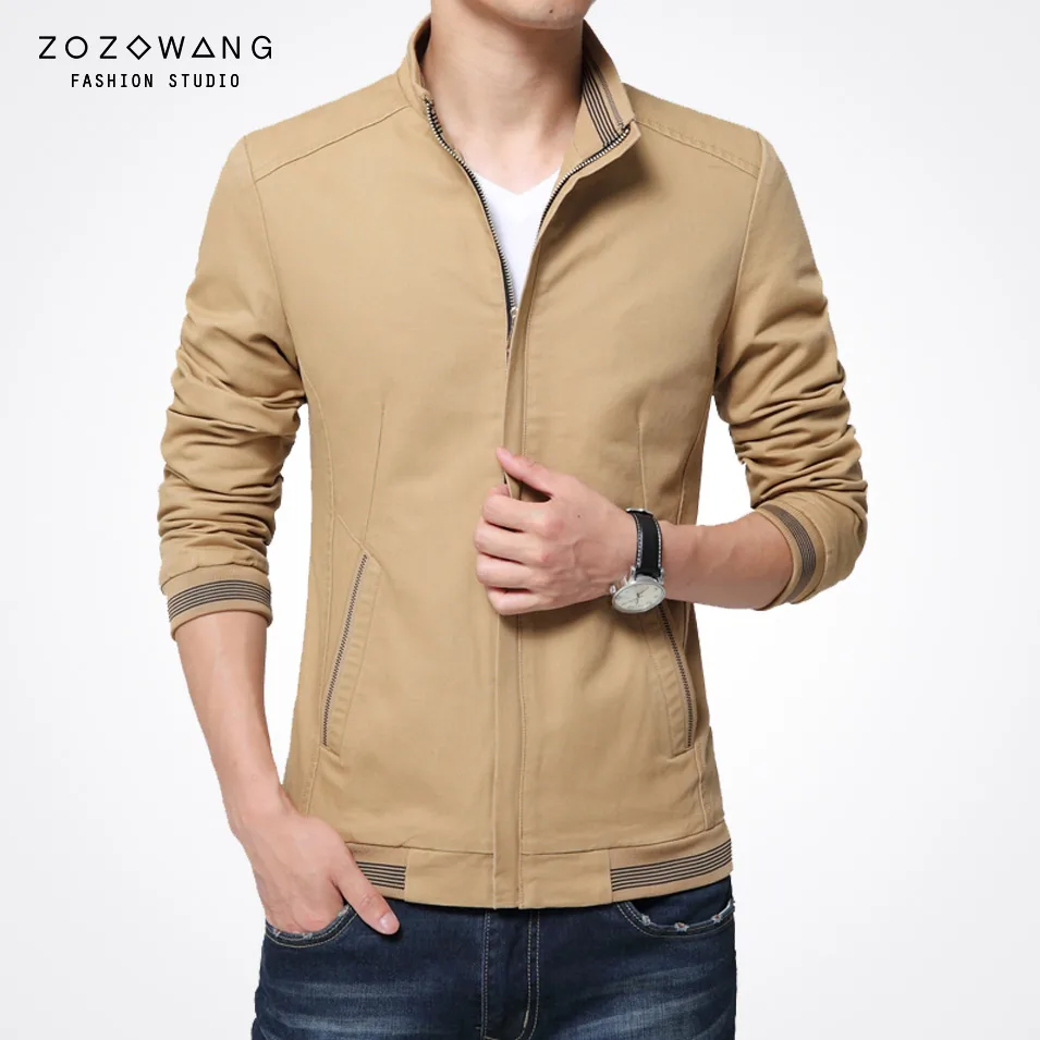 Zozowang men jacket jacket casual jacket cotton army outdoor collar baseball shirt
