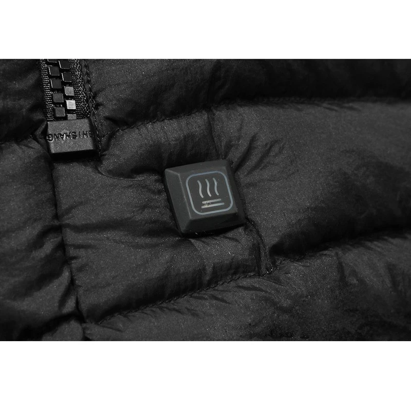 Мужская зимняя уличная теплая интеллектуальная USB Рабочая куртка с капюшоном, пальто, регулируемая одежда для контроля температуры DSY007