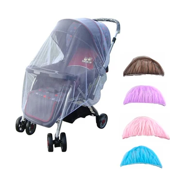 

Baby Stroller Pushchair Mosquito Insect Shield Net Safe Infants Protection Mesh Stroller Accessories Mosquito Net 150cm