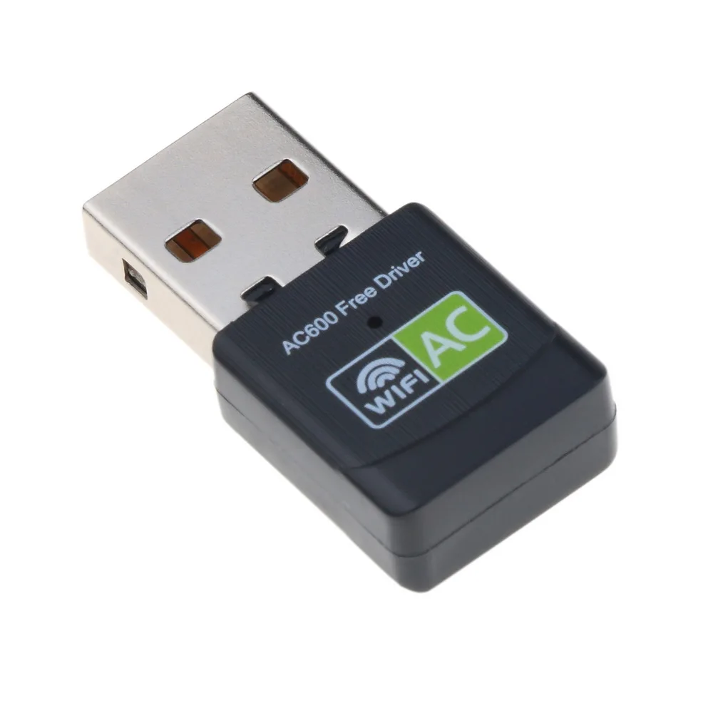 Бесплатный драйвер беспроводной USB Wifi адаптер 600 Мбит/с 2 4G/5G Двухдиапазонная Wi Fi