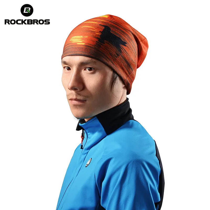 ROCKBROS الدراجات أغطية الرأس وشاح رياضي وجه مخيف قناع سلس باندانا الدراجة السحر الدراجات عقال قبعة دراجة معدات bmx