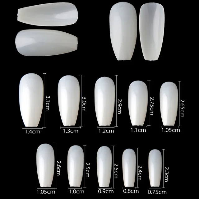 New Long Ballerina Full Cover False Nail Art Tips 100pcs Box Free New Long Ballerina Full Cover False Nail Art Tips 100pcs Box Free 20pcs Professional Square