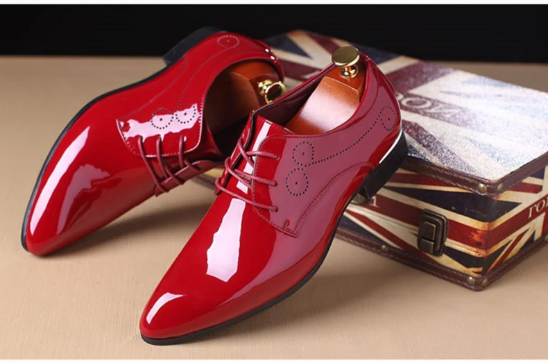 Mens Casual Shoes' Black Oxford Shoes Men Winter Autumn Spring Men Casual Shoes Leather Lace Business Formal Shoe For Mens Brand (3)