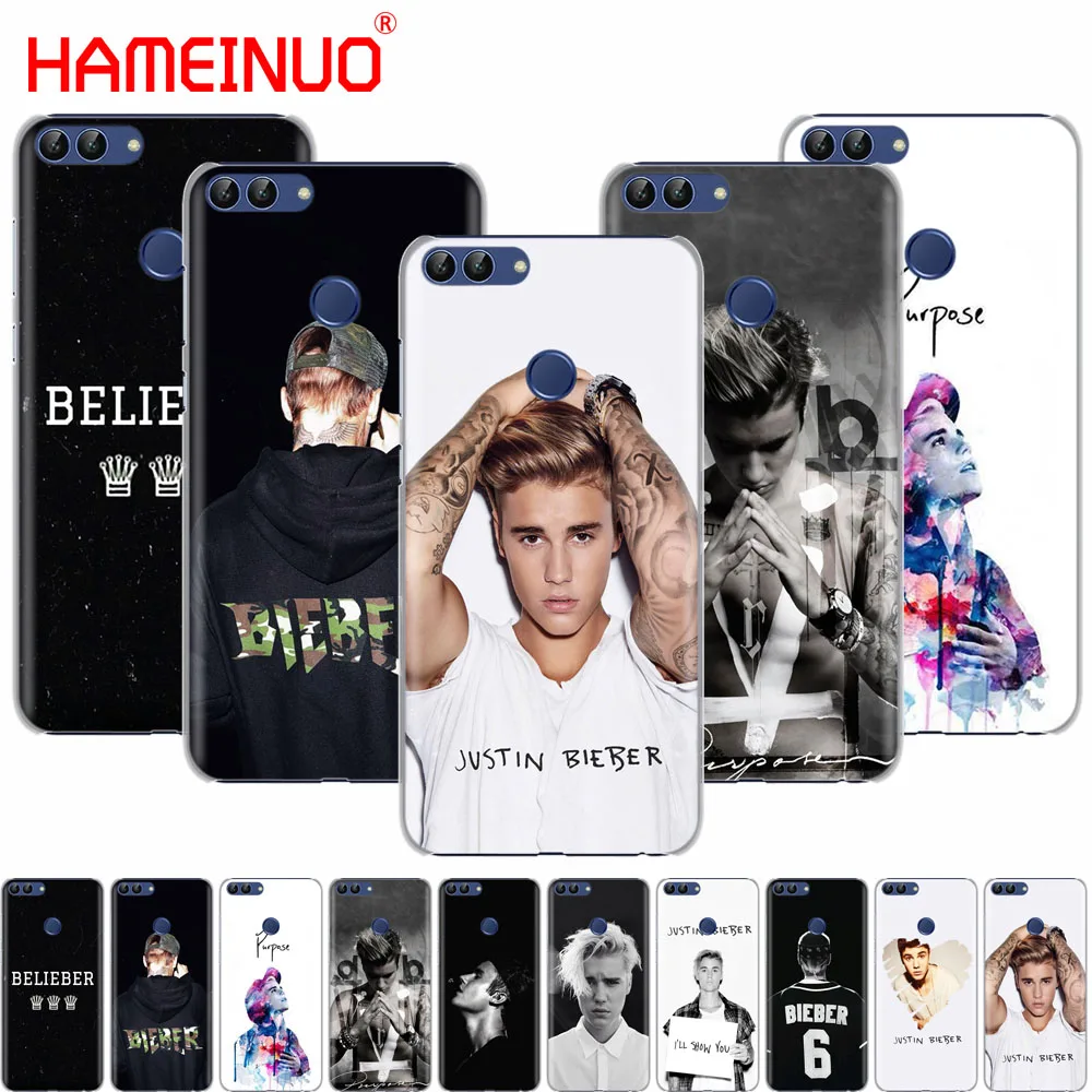 HAMEINUO Fashion JUSTIN BIEBER Super Star cell phone Cover Case for huawei Honor 7C Y5 Y625 Y635 Y6 Y7 Y9 2017 2018 Prime PRO