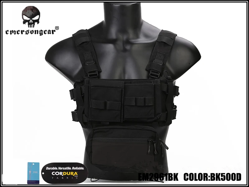 militar tático colete com bolsa revista