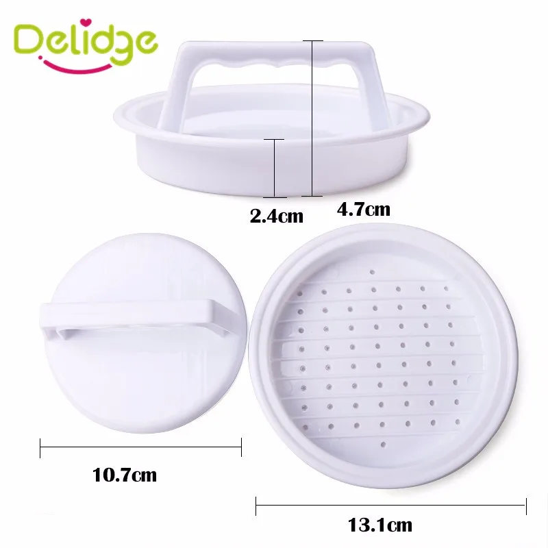Delidge 1 набор пресс для гамбургеров мяса форма котлет гриль говядины бургеров