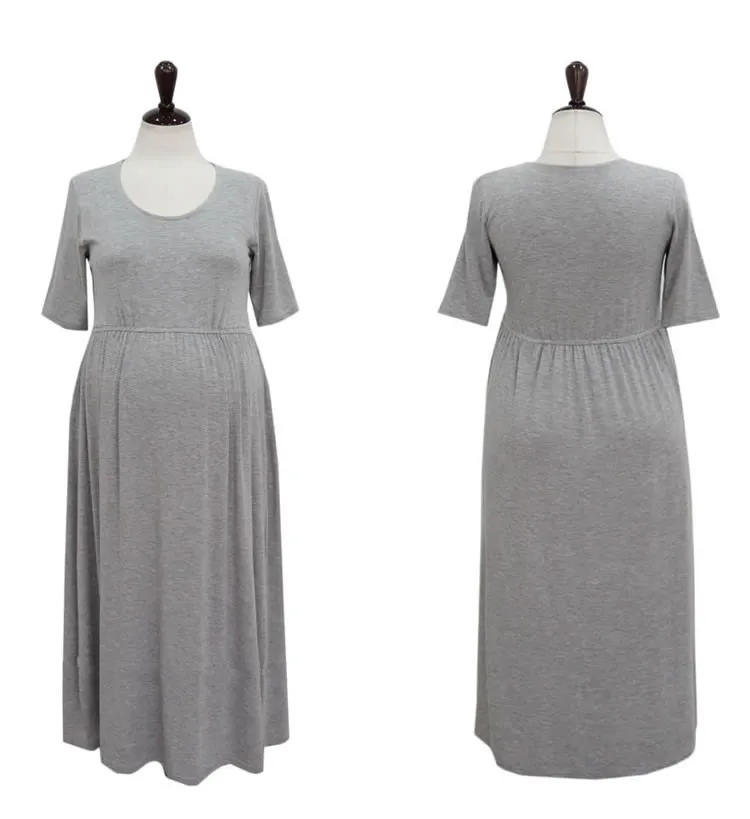 Модальные платья для беременных женщин; одежда с коротким рукавом; платья для беременных; Gravidas Vestidos; летняя одежда для беременных