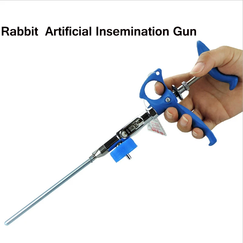 

rabbit artificial insemination gun equipment continuous syringe 2ml semen animals AI veterinary injection rabbits for bunny