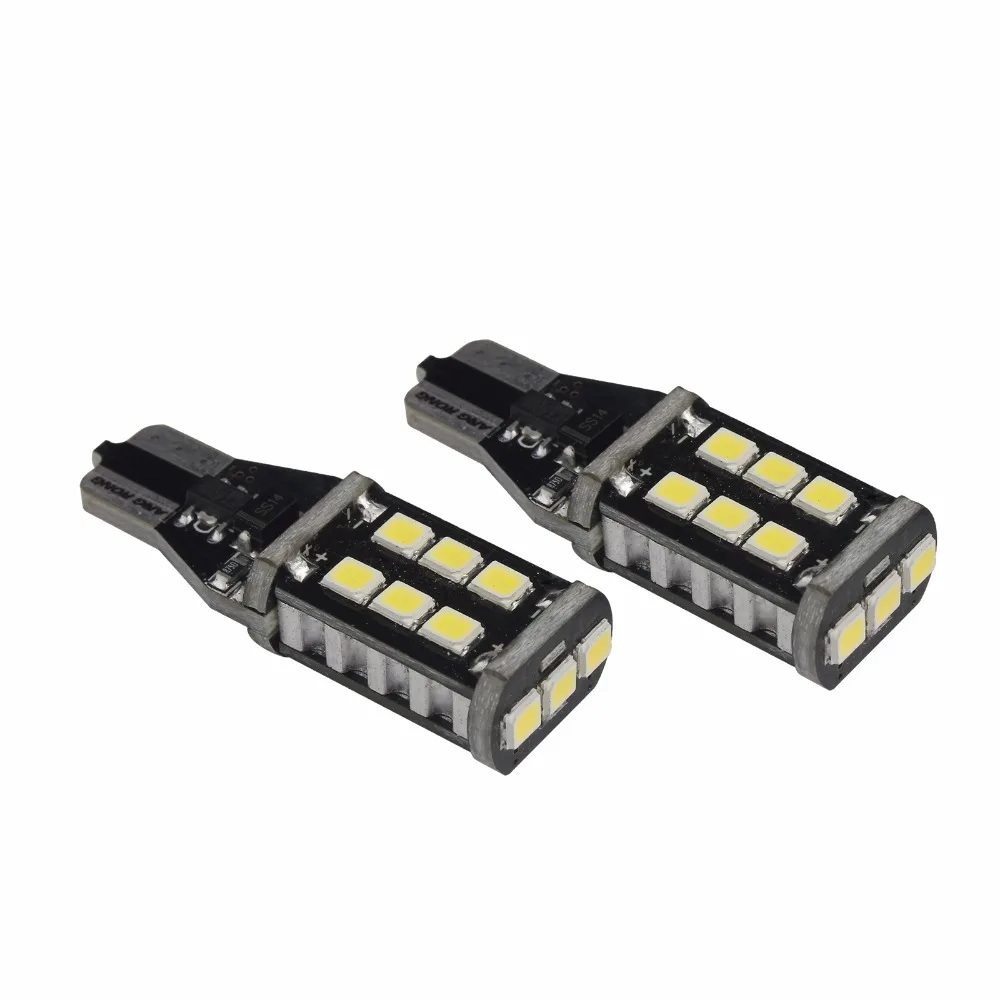ANGRONG 10 шт. T15 W16W Canbus 15 SMD 3528 Светодиодный ные боковые лампы заднего света 6000K