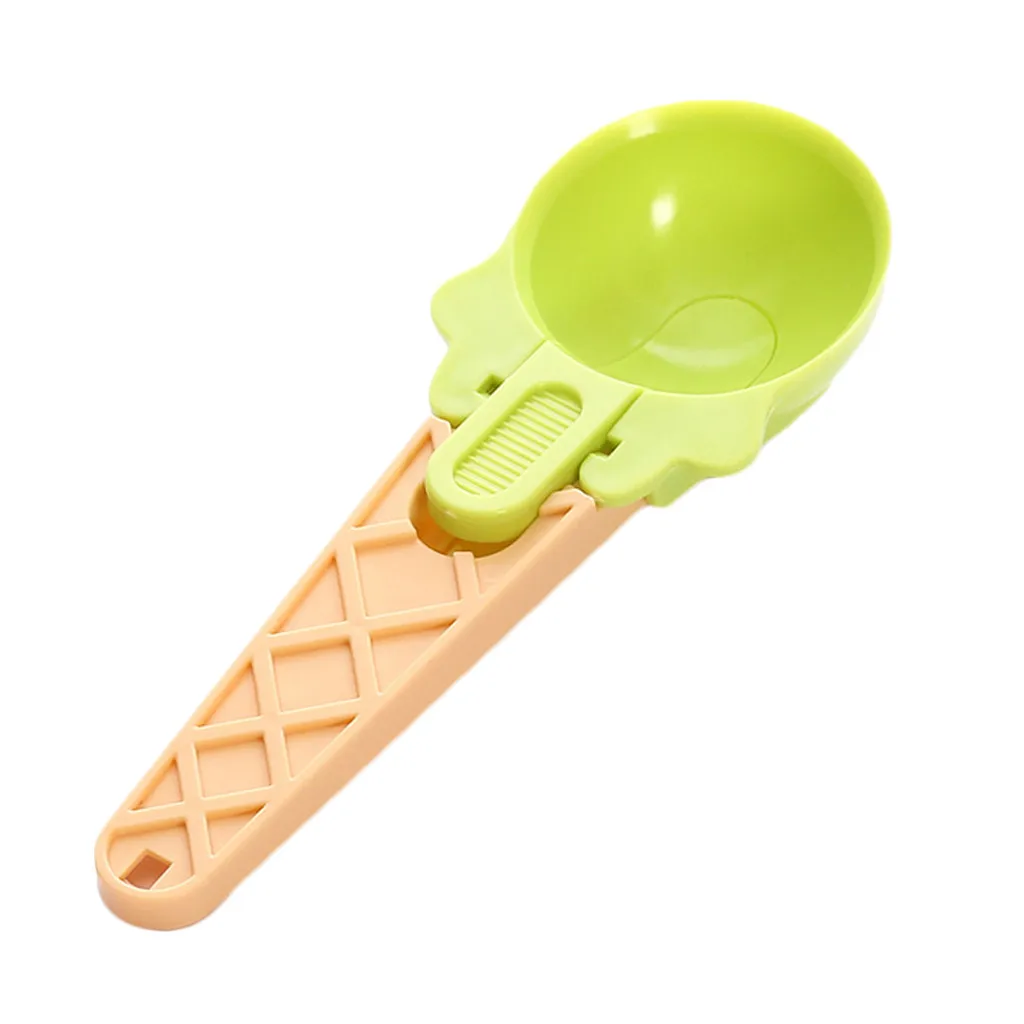 Креативная пластиковая ложка для мороженого, милая конфетная расцветка, фруктовый шар, ледяные шарики, ложка, инструменты для дома, кухни, высокое качество