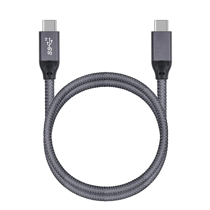 Кабель STOD USB 3,1 Gen 2 type C к USB C PD 100 Вт Быстрая зарядка 5A супер данные для Macbook huawei samsung Mi hp USB-C шнур зарядного устройства