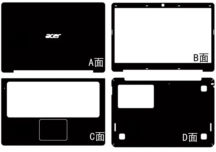 

Special Carbon fiber Vinyl Skin Sticker Cover guard For Acer Aspire S3-391 S3-371 S3-751 S3-951 13.3"