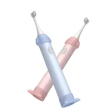 Новая электронная ультразвуковая зубная щетка с голосовой вещательной зубной щеткой с 2 шт. сменными головками гигиена полости рта только для детей