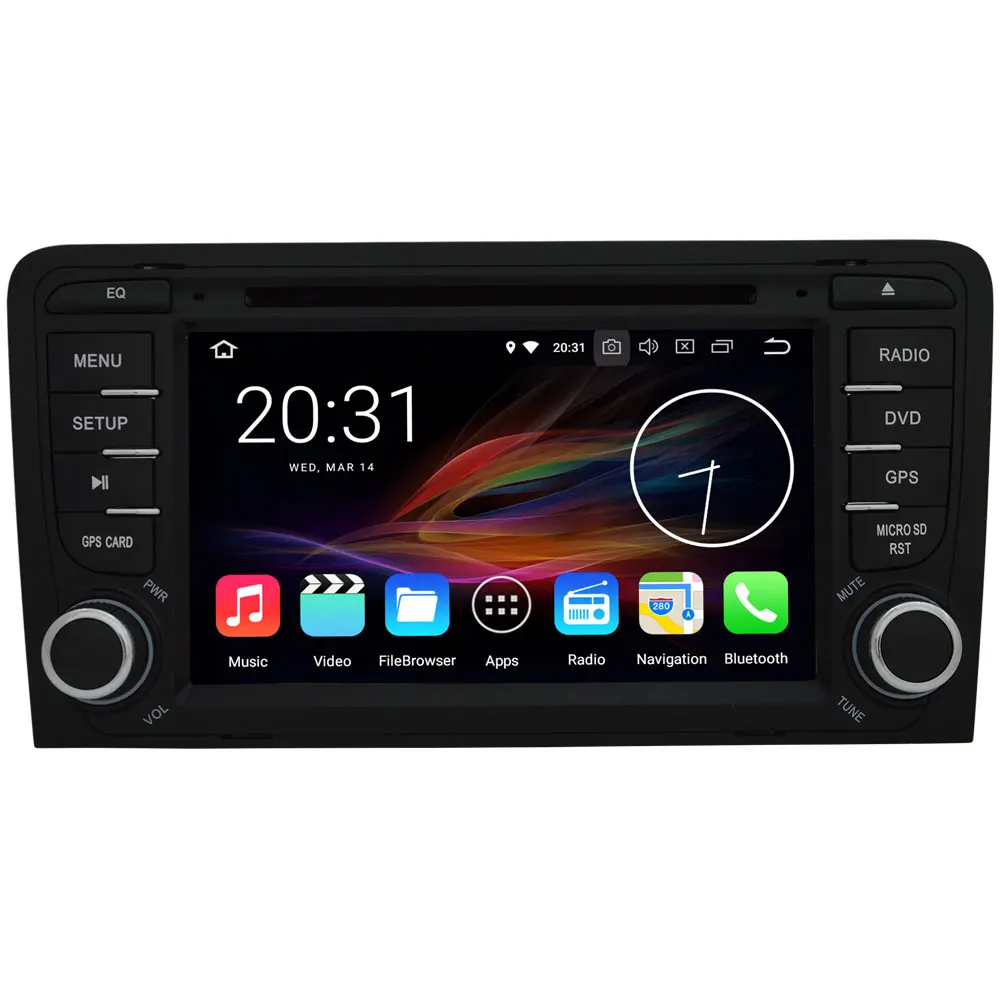 Cheap Octa Core 4GB RAM Android 8.0 Car DVD Player for Audi A3 S3 RS3 2003-2011 Car Radio GPS Navigation With 32GB ROM Bluetooth 3 Cheap Octa Core 4GB RAM Android 8.0 Car DVD Player for Audi A3 S3 RS3 2003-2011 Car Radio GPS Navigation With 32GB ROM Bluetooth 3
