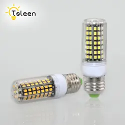 TSLEEN E27 светодиодный лампы E14 светодиодный светильник 2535 SMD Светодиодная лампа в форме свечи лампы 5 Вт 9 Вт 11 Вт 15 Вт, 20 Вт, 25 Вт канделябр