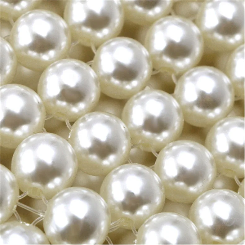 Women Luxury Evening Bag New Elegant Cute Square Shoulder Lovely Solid Woman Pearl Mini Small Clutch Mobile phone Wallet