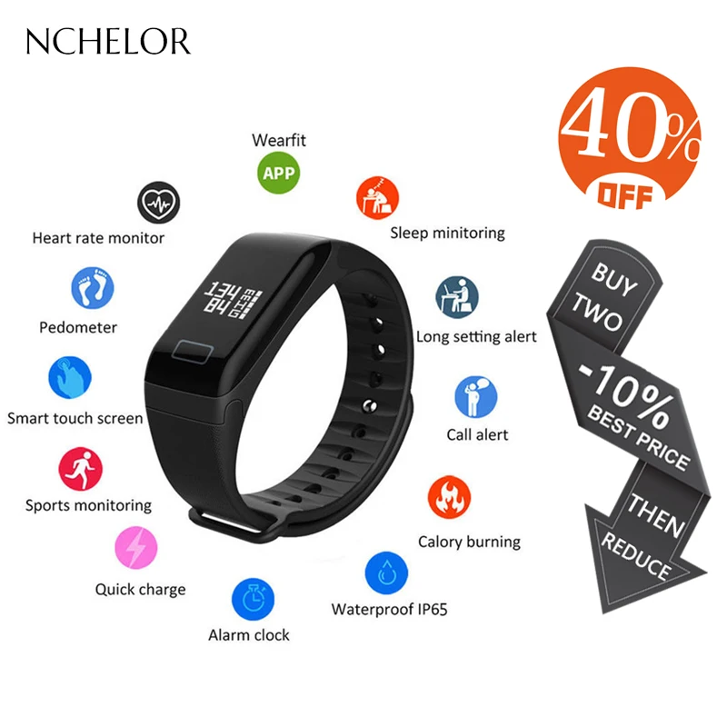 

Cool Sport Smart Band Watch Mens Woman Smart Watch Fitness IP67 Waterproof Wristband Heart Rate Monitor Pedometer Smart Bracelet