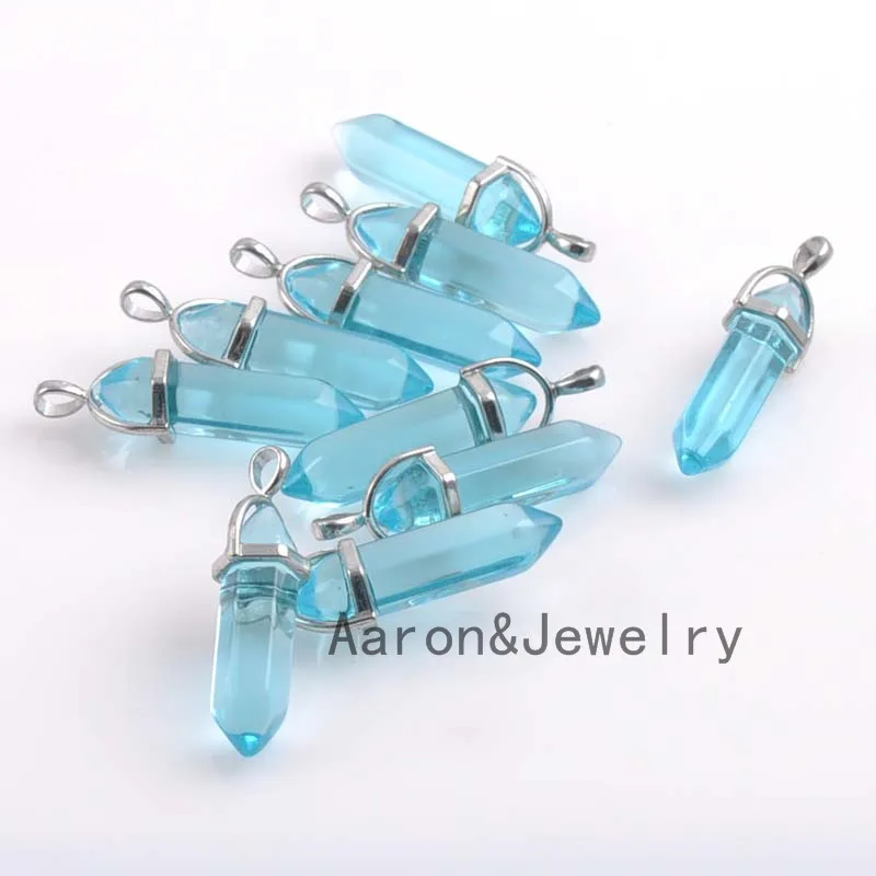 41x13mm-1-Pcs-Natural-Stone-hexagon-moonstone-crystal-Pendant-Necklace-Necklaces-TRS0139X (8)