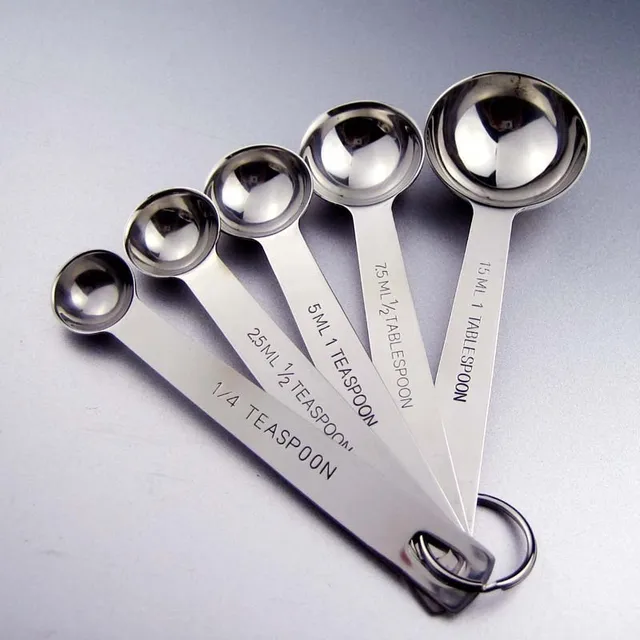Buy Set of 5 Professional Grade Stainless Steel Measuring Spoon for Measuring