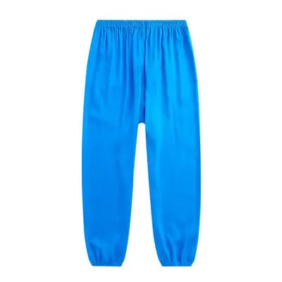 Штаны для единоборств, брюки для йоги и танцев, брюки для фитнеса, Мужская одежда для кунг-фу тай-чи, спортивная одежда для спортзала - Цвет: sky blue