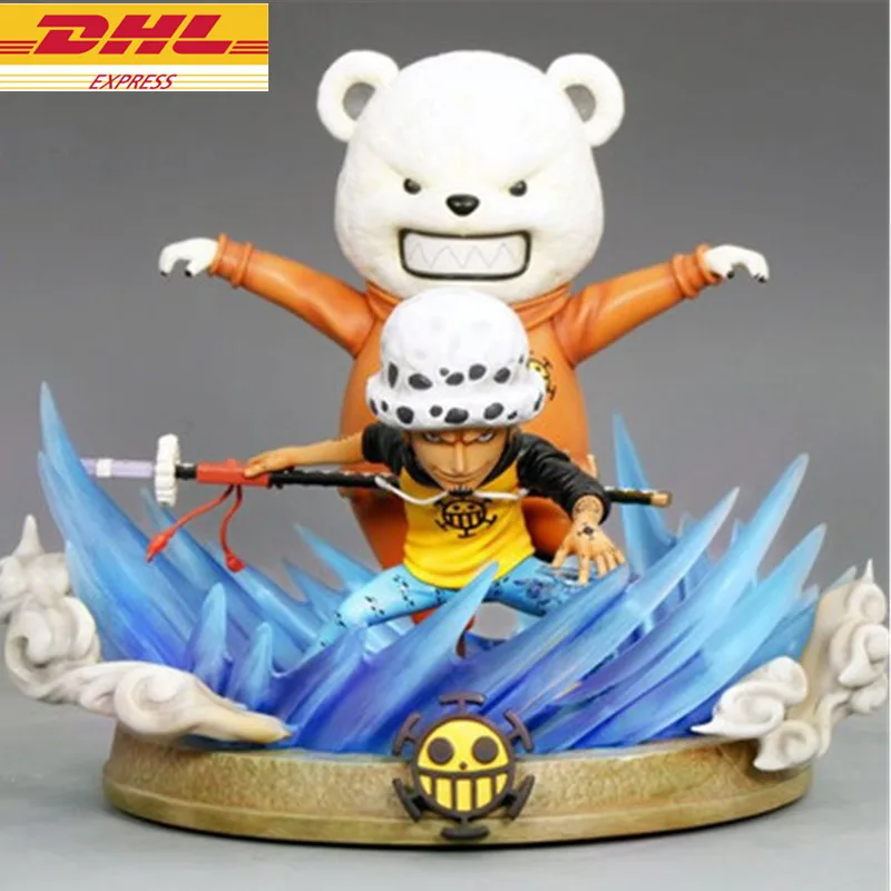 ONE-PIECE-Statue-The-Straw-Hat-Pirates-Trafalgar-Law-And-Bepo-Trafalgar-D-Water-Law-GK