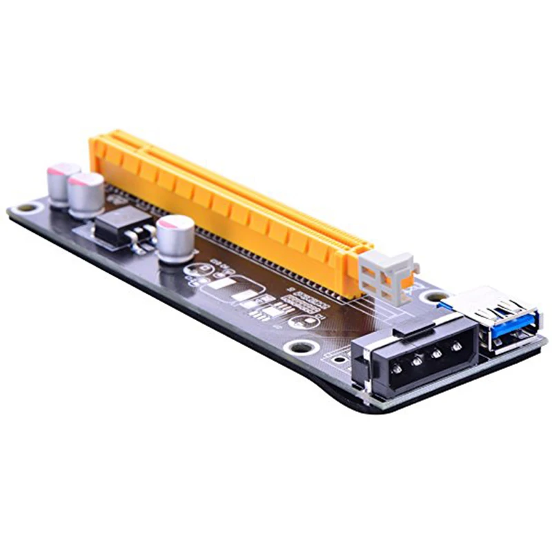 4 шт. адаптер PCIe с контактным разъемом 16x на 1 карта адаптера питания ed кабель USB 3 0 60