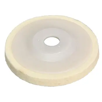 

1 pieces 4 inch Round Polishing wheel wool felt polishers pads NEW