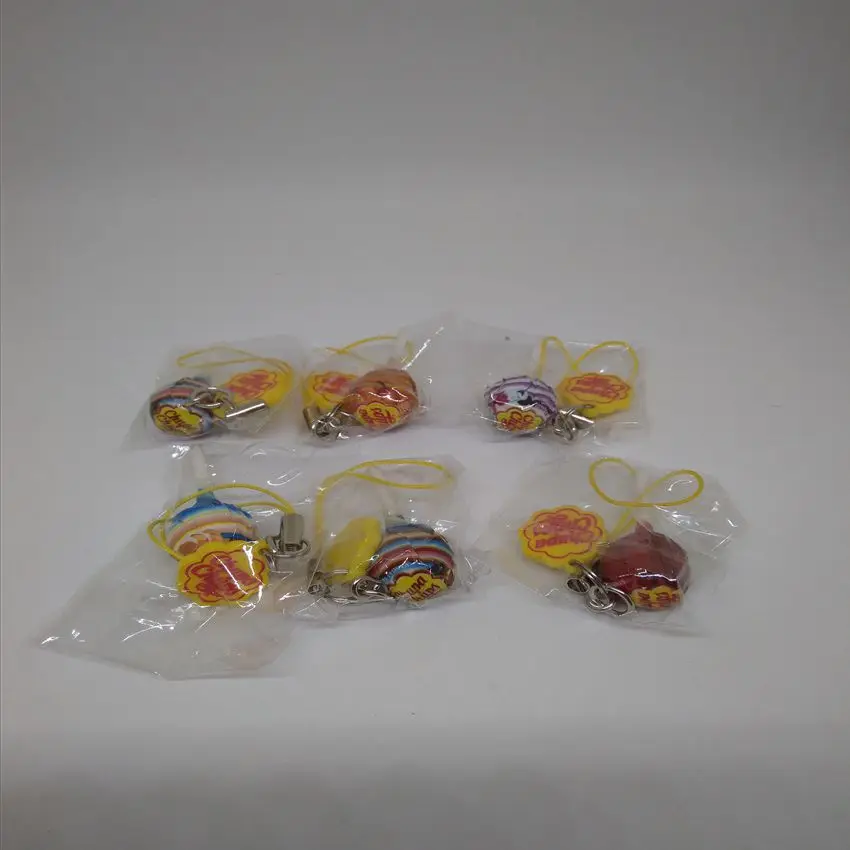 20 шт Мини CHUPA CHUPS леденцы конфеты ключ Chain.4cm. Flavour оптом Jar игрушка. Забавная